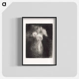 アートポスター-Roses in a Vase - ジョルジュ スーラ Poster.