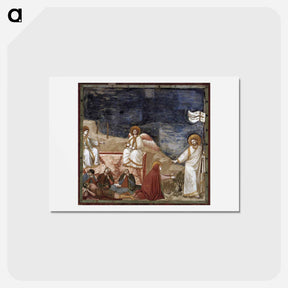 アートポストカード-Resurrection (Noli me tangere) - ジョット ディ ボンドーネ Postcard.