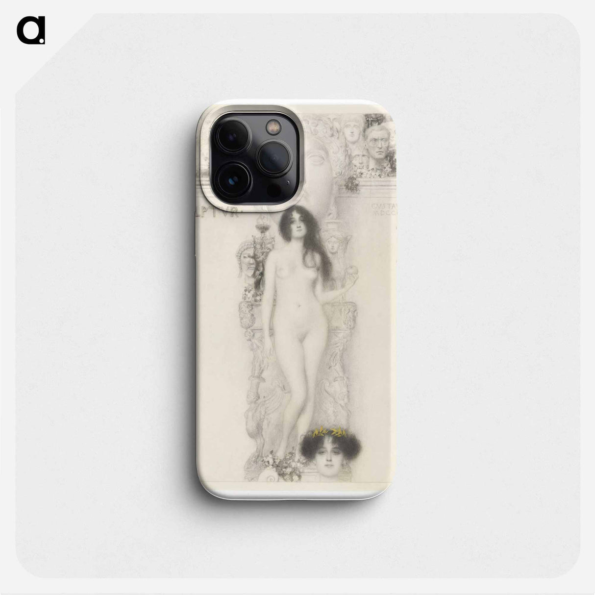 Sculpture - Gustav Klimt Phone Case.