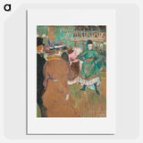 Quadrille at the Moulin Rouge - Henri de Toulouse-Lautrec Poster.