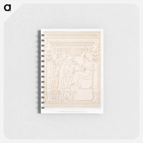 アートメモ帳-Akhenaten Served by the Queen
 - エジプト美術史 Memo.