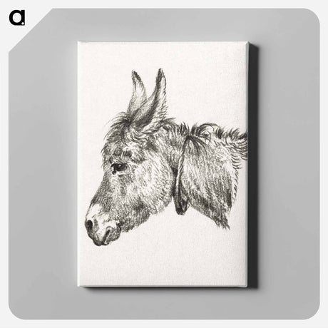 アートパネル-Head of a donkey - ジャン ベルナール Canvas.