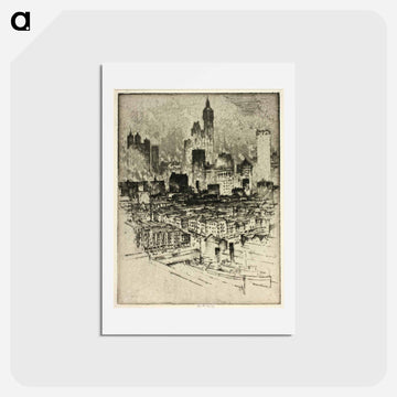 New York, from Brooklyn Bridge
 - ジョセフ ペネル Postcard.