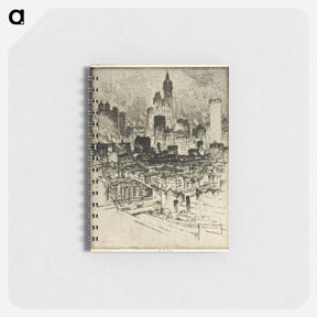 アートメモ帳-New York, from Brooklyn Bridge
 - ジョセフ ペネル Memo.