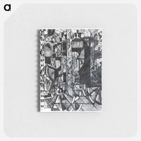 アートメモ帳-Moving Carriage - カジミール マレーヴィチ Memo.
