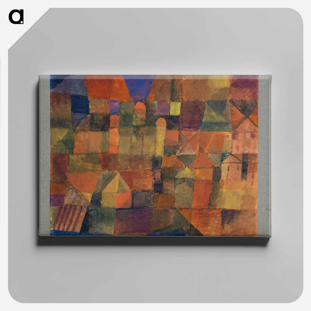 アートパネル-City with the Three Domes
 - バーゼル美術館 Canvas.