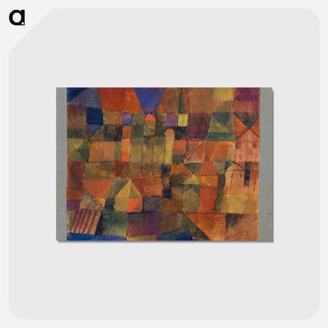 アートポストカード-City with the Three Domes
 - バーゼル美術館 Postcard.