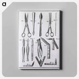 アートパネル-Bloodletting Instruments
 - 国立医学図書館 Canvas.