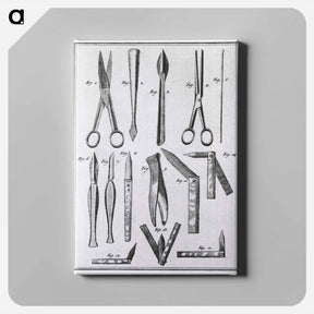 アートパネル-Bloodletting Instruments
 - 国立医学図書館 Canvas.