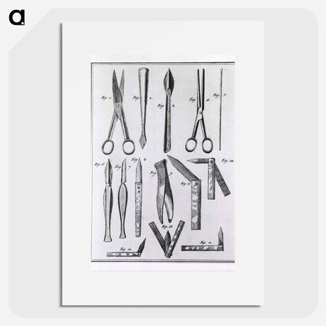 アートポスター-Bloodletting Instruments
 - 国立医学図書館 Poster.