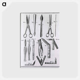 アートポストカード-Bloodletting Instruments
 - 国立医学図書館 Postcard.