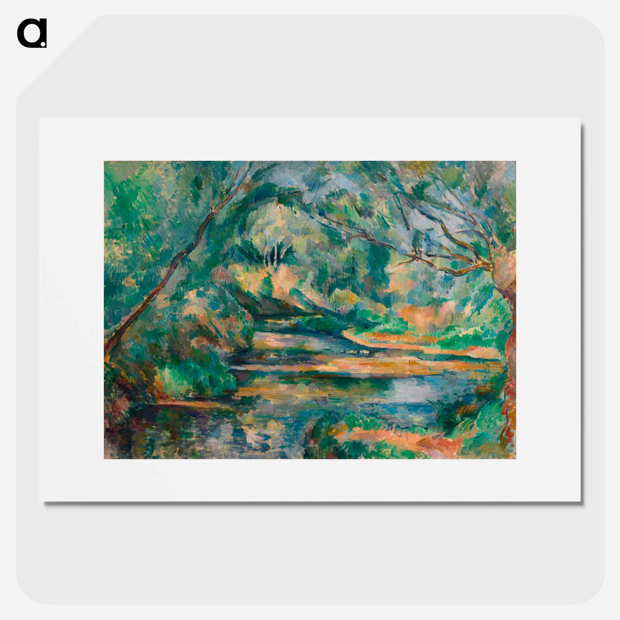 Autumn Landscape - Paul Cezanne Poster.