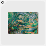 アートポストカード-Autumn Landscape - ポール セザンヌ Postcard.