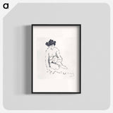 Seated Nude Woman - ポール シニャック Poster.