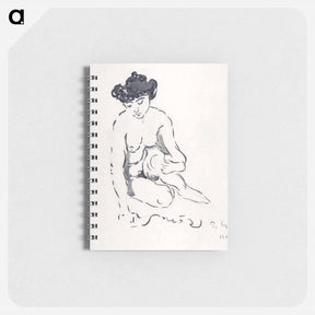アートメモ帳-Seated Nude Woman - ポール シニャック Memo.