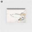 アートメモ帳-Falcated Teal and Reed Illustration
 - 鳥類図鑑 Memo.