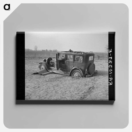 アートパネル-Gatesville Courthouse
 - ラッセル リー Canvas.