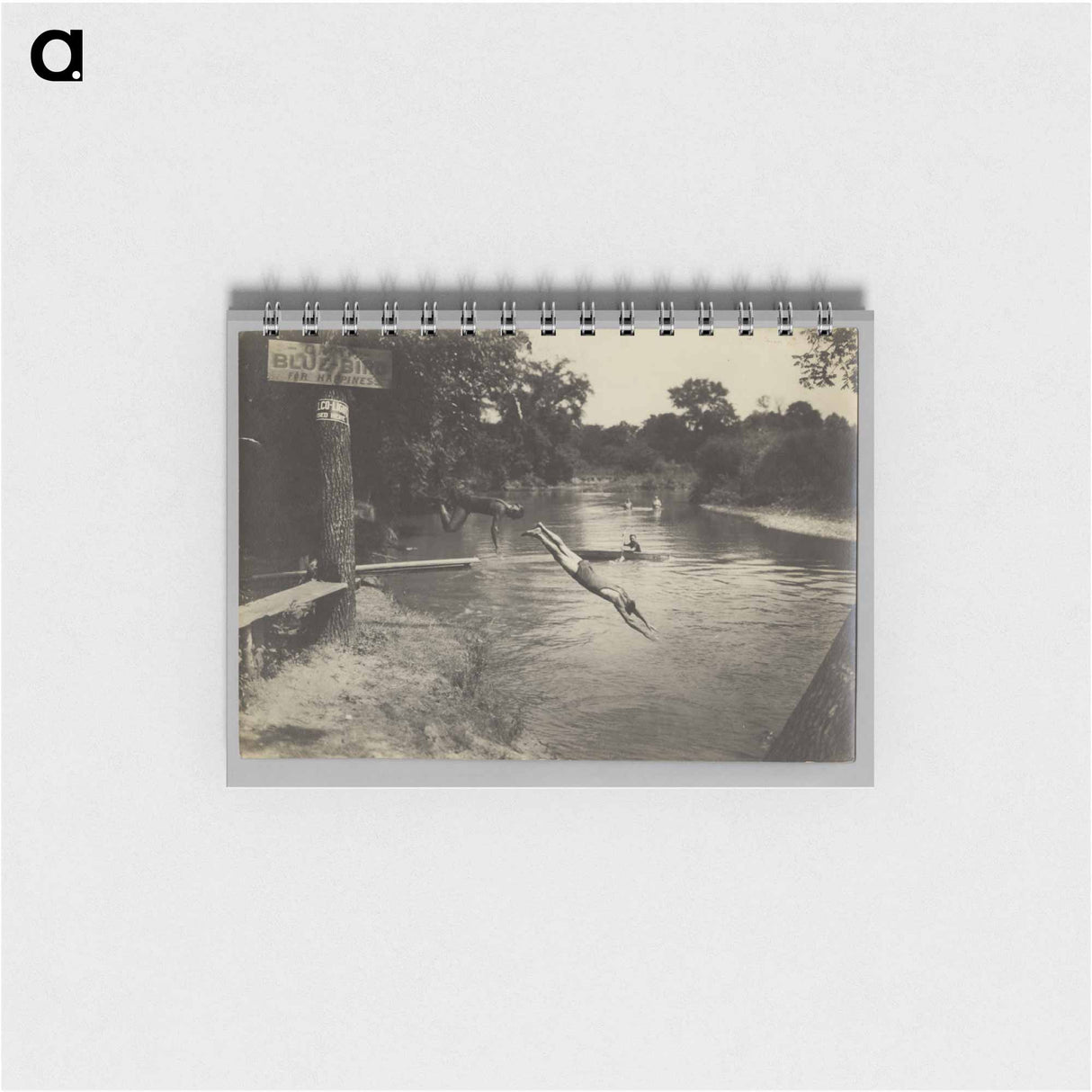 アートメモ帳-Swimmers in River
 - セントルイス美術館 Memo.