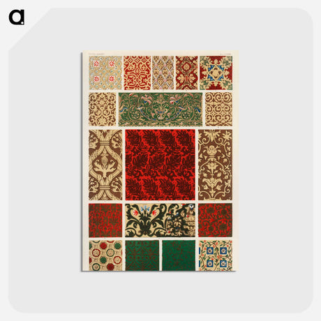アートポストカード-Nineteenth-Century Ornament
 - 装飾の文法 Postcard.