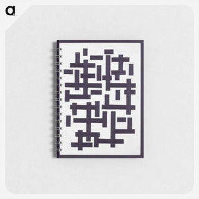 アートメモ帳-Composition XII in black and white - テオ ファン ドゥースブルフ Memo.
