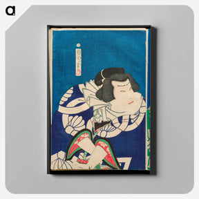 アートパネル-Popular Pillars of the Spring Sumo Tournament - 豊原 国周 Canvas.