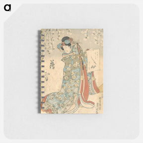 アートメモ帳-Woman under the Sakura
 - 歌川 国貞 Memo.