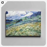 Van Gogh's Landscape from Saint-Rémy - Vincent van Gogh Canvas.