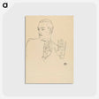 アートポストカード-Arthur Roessler Portrait
 - ウィーン博物館 Postcard.