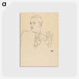 アートポストカード-Arthur Roessler Portrait
 - ウィーン博物館 Postcard.