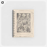 アートメモ帳-Book of Job, Plate 15, Behemoth and Leviathan - ウィリアム ブレイク Memo.