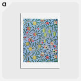 アートポストカード-Fruit or Pomegranate - ウィリアム モリス Postcard.