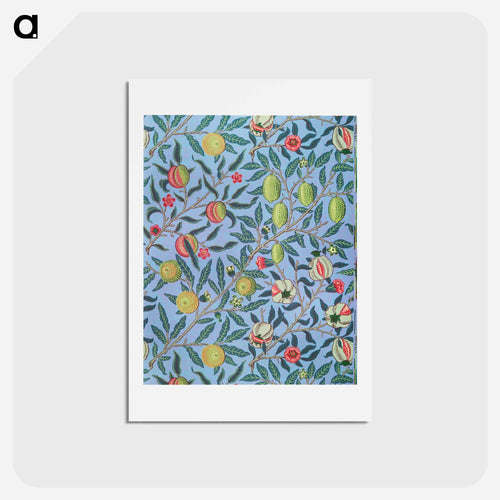 Fruit or Pomegranate - ウィリアム モリス Postcard.