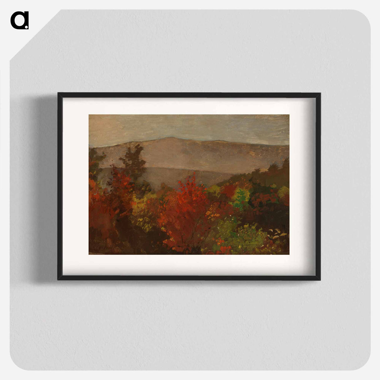 Autumn Treetops - Winslow Homer Poster.