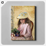 アートパネル-Portrait of the Artist’s Daughter
 - イェール大学アートギャラリー Canvas.