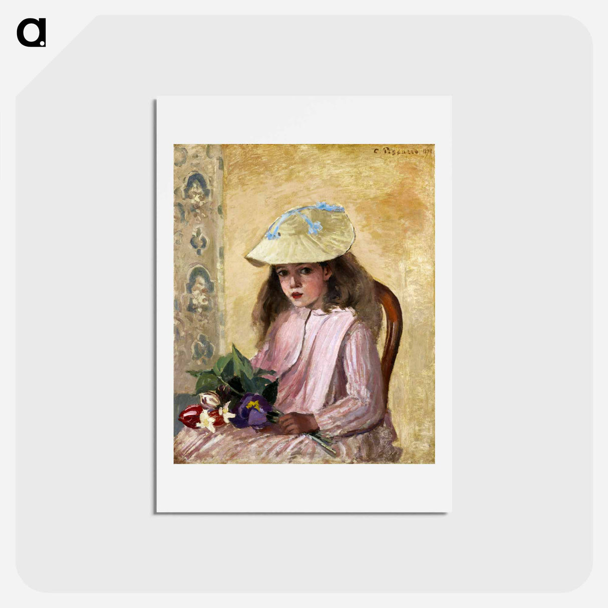 アートポストカード-Portrait of the Artist’s Daughter
 - イェール大学アートギャラリー Postcard.