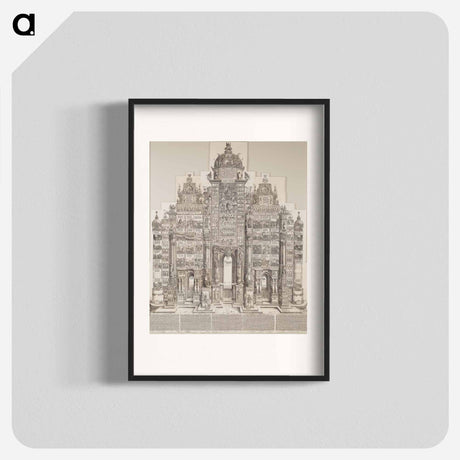 アートポスター-ARC TRIOMPHAL D'APRES ALBERT DURER - アルブレヒト デューラー Poster.