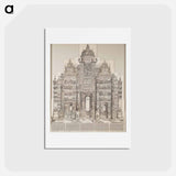 アートポストカード-ARC TRIOMPHAL D'APRES ALBERT DURER - アルブレヒト デューラー Postcard.