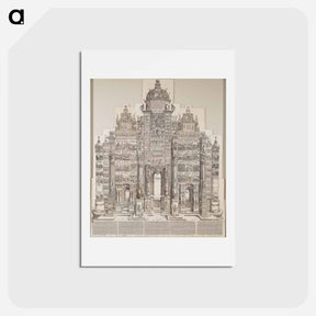 アートポストカード-ARC TRIOMPHAL D'APRES ALBERT DURER - アルブレヒト デューラー Postcard.