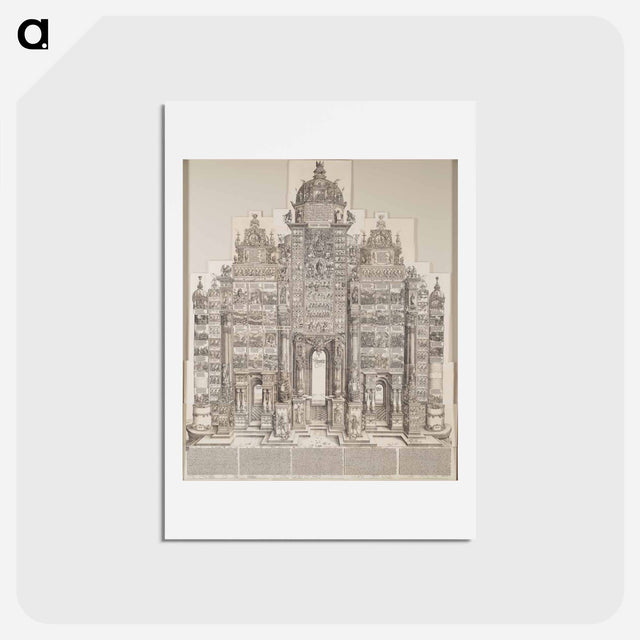 アートポストカード-ARC TRIOMPHAL D'APRES ALBERT DURER - アルブレヒト デューラー Postcard.