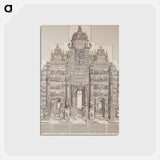 アートポストカード-ARC TRIOMPHAL D'APRES ALBERT DURER - アルブレヒト デューラー Postcard.