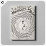 Maan en Eclipswyzer - アンティーク地図 Canvas.