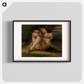 アートポスター-Woman with White Stockings
 - バーンズ・コレクション Poster.