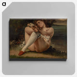 アートパネル-Woman with White Stockings
 - バーンズ・コレクション Canvas.