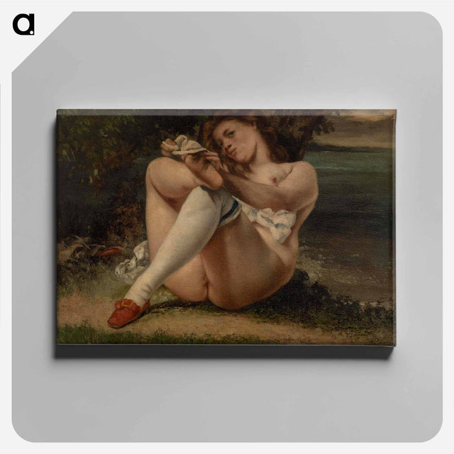 アートパネル-Woman with White Stockings
 - バーンズ・コレクション Canvas.