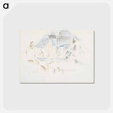 アートポストカード-Bermuda, Masts and Foliage - チャールズ デムス Postcard.