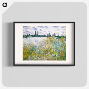 アートポスター-Île aux Fleurs near Vétheuil - クロード モネ Poster.