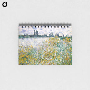 アートメモ帳-Île aux Fleurs near Vétheuil - クロード モネ Memo.