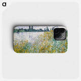 Île aux Fleurs near Vétheuil - Claude Monet Phone Case.