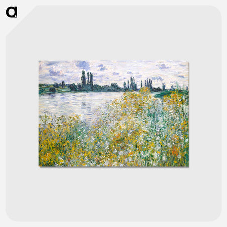 アートポストカード-Île aux Fleurs near Vétheuil - クロード モネ Postcard.