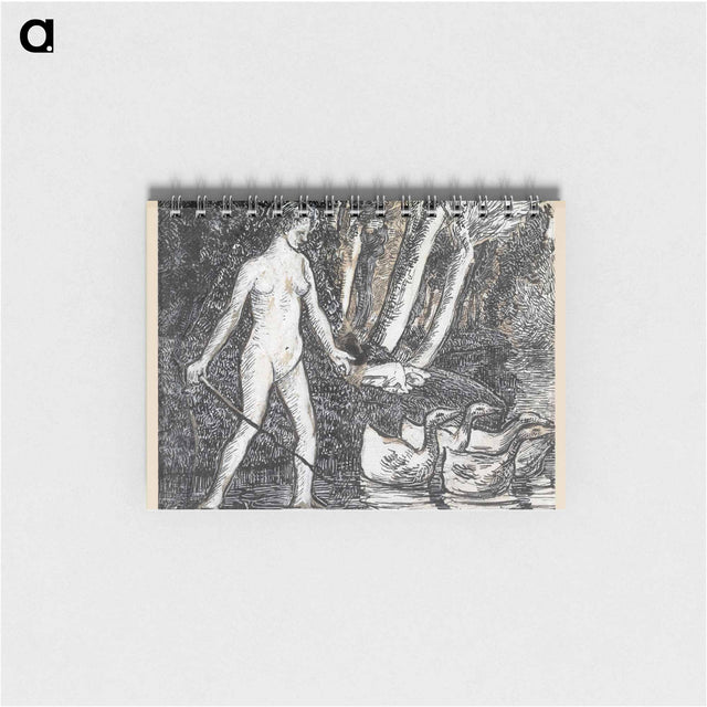 アートメモ帳-Bather with Geese
 - ダラス美術館 Memo.